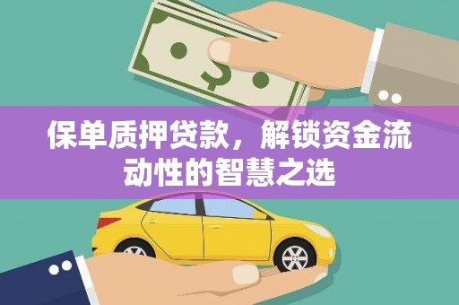宁化保单质押贷款，解锁资金流动性的智慧之选