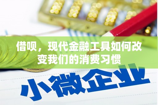 宁化借呗，现代金融工具如何改变我们的消费习惯