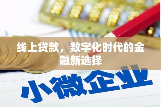 宁化线上贷款，数字化时代的金融新选择