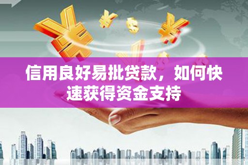 宁化信用良好易批贷款，如何快速获得资金支持