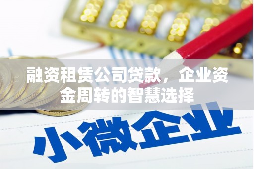 宁化融资租赁公司贷款，企业资金周转的智慧选择