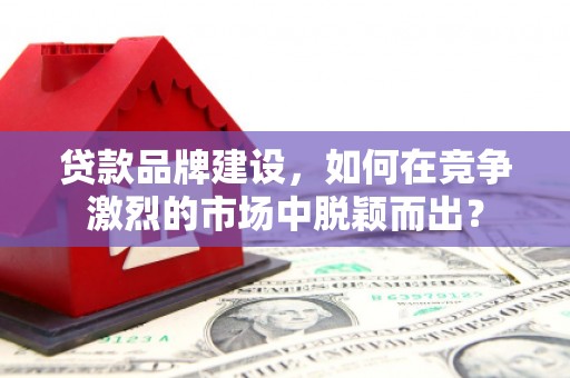 宁化贷款品牌建设，如何在竞争激烈的市场中脱颖而出？