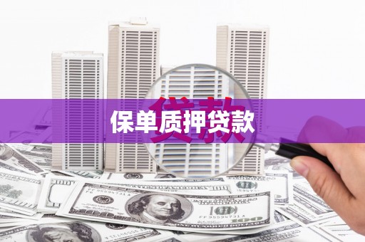 宁化保单质押贷款